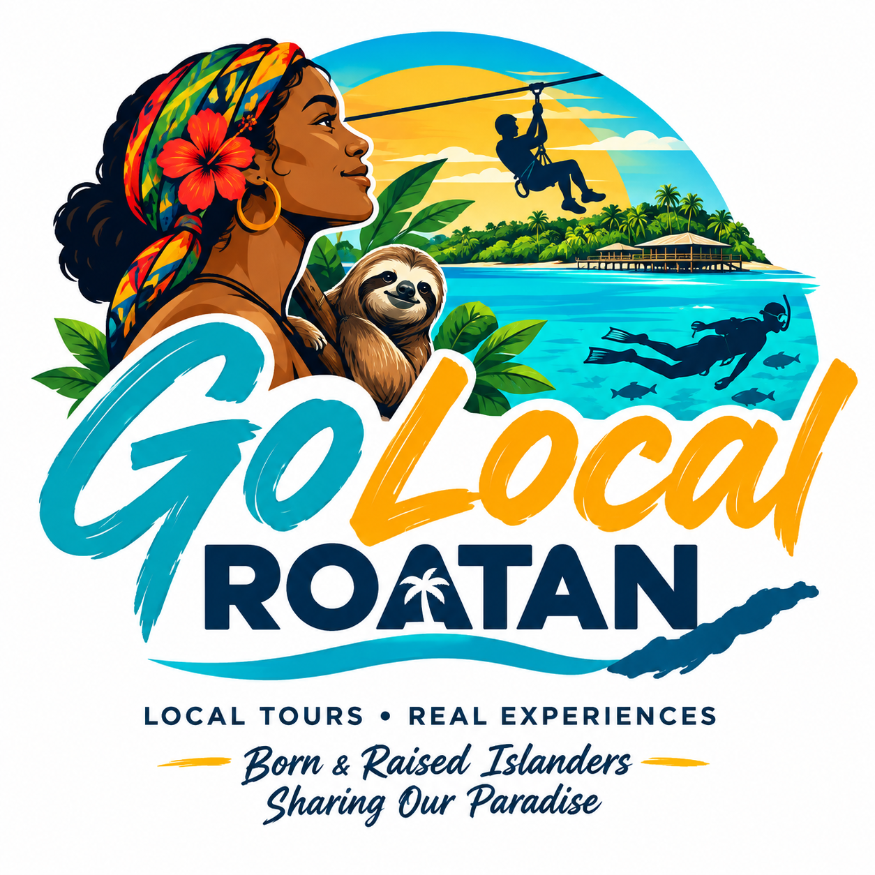 Go Local Roatan Logo